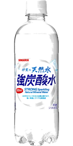 サンガリア 伊賀の天然水 強炭酸水